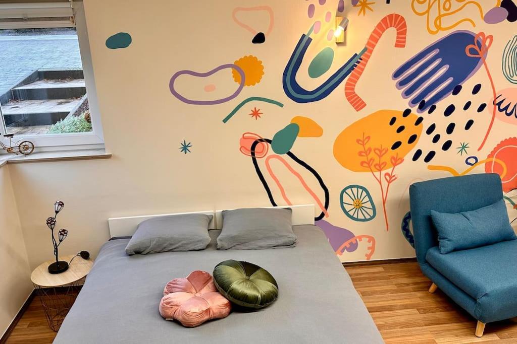 La Fresque D'Heloise - Appartement 1 Chambre 2 Lits Doubles Péruwelz Zewnętrze zdjęcie